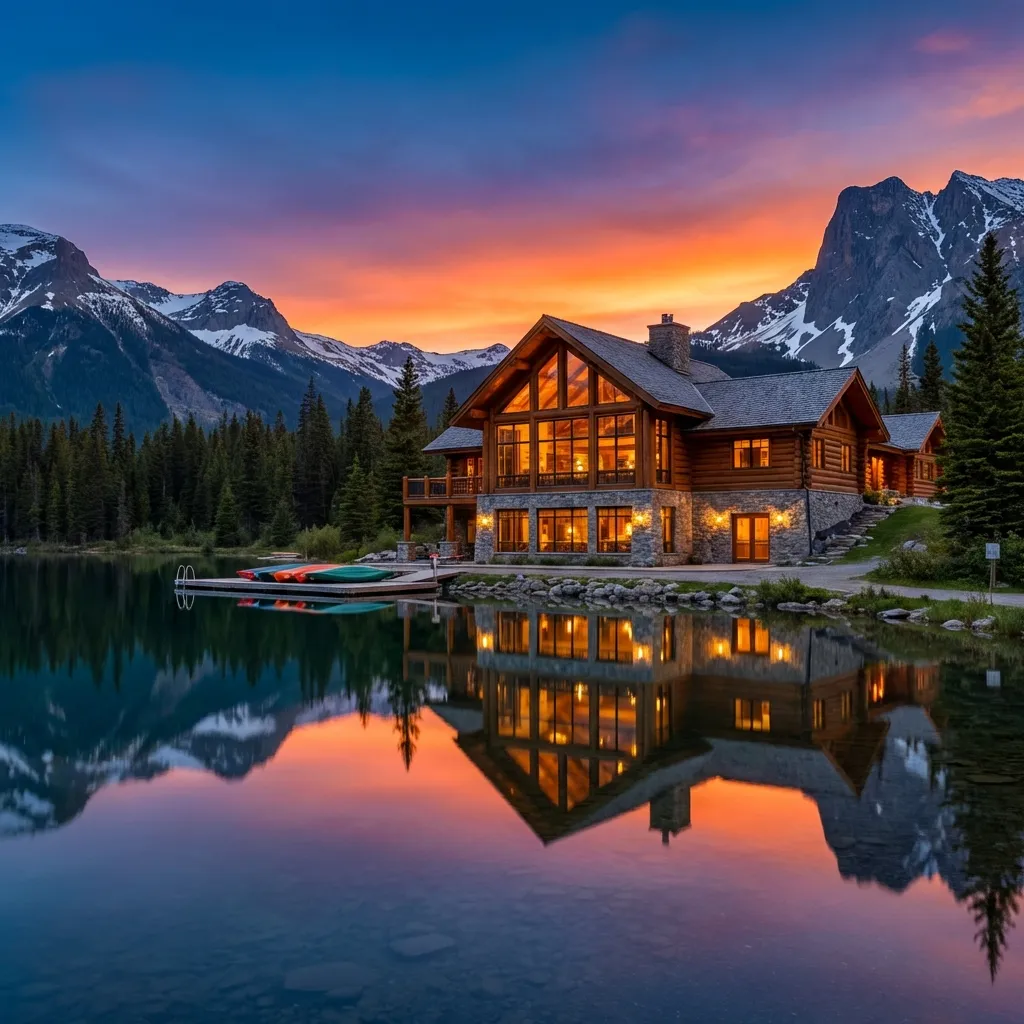 Luxury lakeside lodge concierge booking near Custer State Park